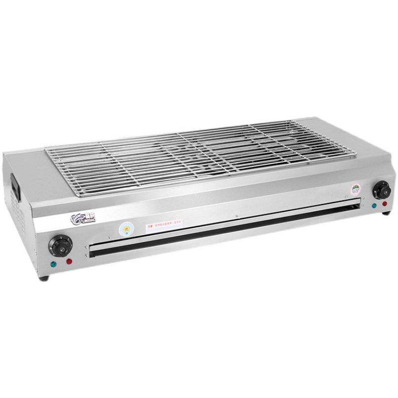 林晓电热烧烤炉子商用家用电烤炉无烟烤肉烤鱼烤串室内面筋烧烤架