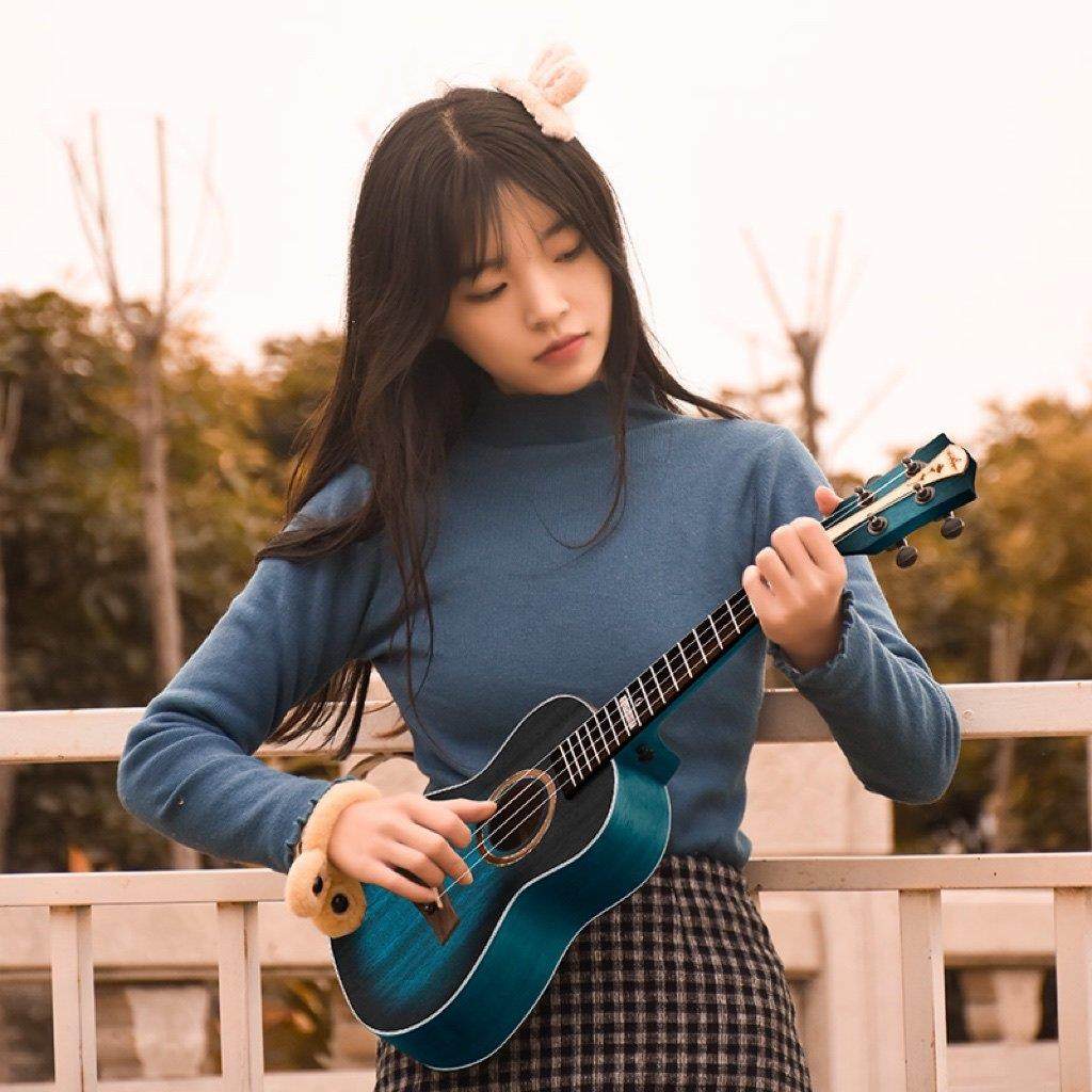 单板尤克里里女生款23寸儿童小吉他初学者入门高颜值乌克丽丽乐器