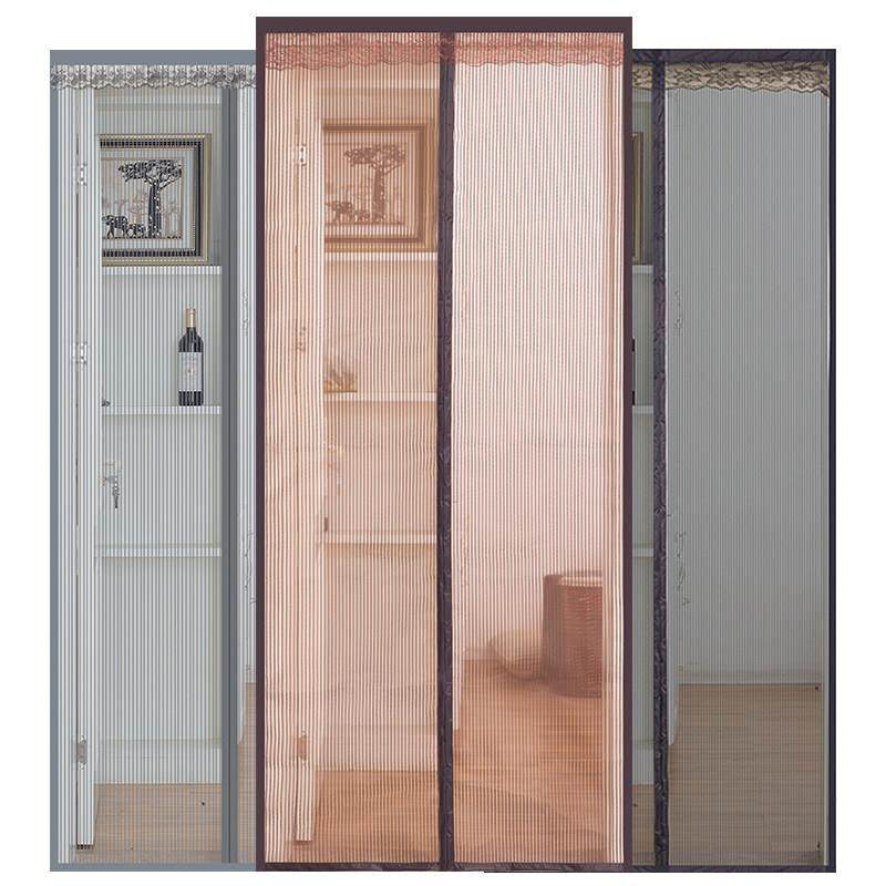 2021新款金刚网夏季防蚊蝇门帘魔术贴卧室家用门帐帘磁铁自吸纱门,居家布艺,门帘,淘宝优惠券,粉丝福利购,淘宝优惠卷