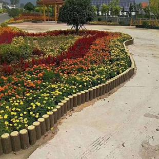 柱子仿古仿藤园林花坛扶手山地防护篱笆异形水池混凝土仿木护栏