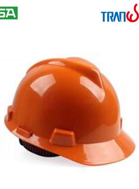 MSA 10172891 V-Gard 标准型安全帽（橙色ABS帽壳，超爱戴、针织