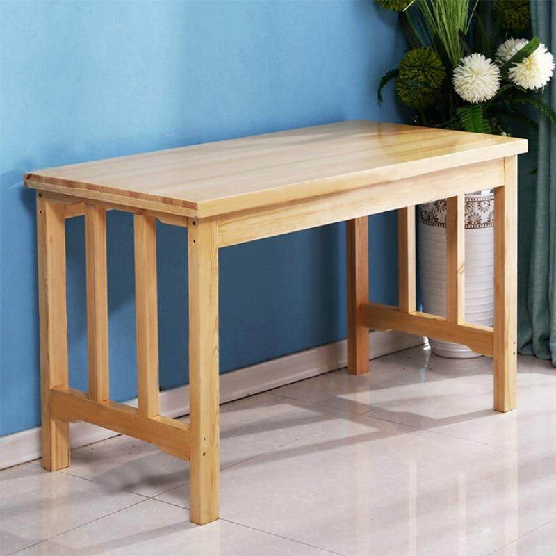 直销电脑桌椅组合家用写字工作台式纯松木学习书桌子全实木笔记本