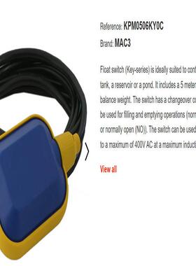 意大利MAC3浮球开关KPM0506KY0C HT-M15-2力普浮球开关LPF-Q3.15