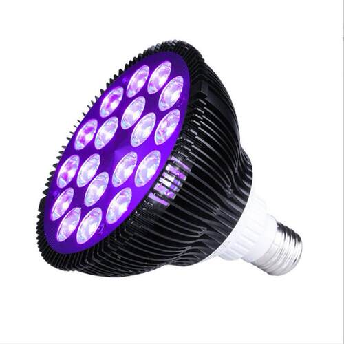 黑灯par38 UV 紫光红外光灯可做365nm紫光灯 18w24w36w万圣节