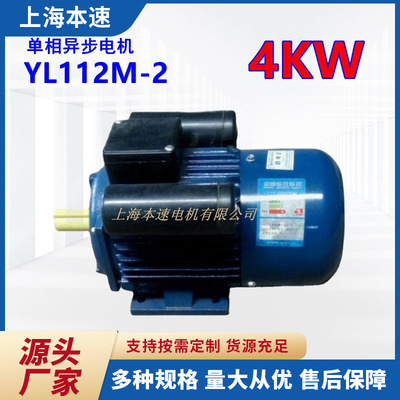 4KW单相异步齿轮减速电机220V