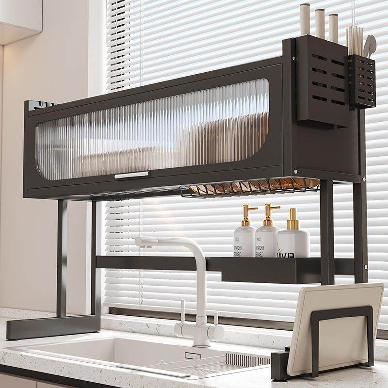 水槽置物架厨房洗碗槽碗碟架水池架子收纳架台面多功能放碗振尾荣