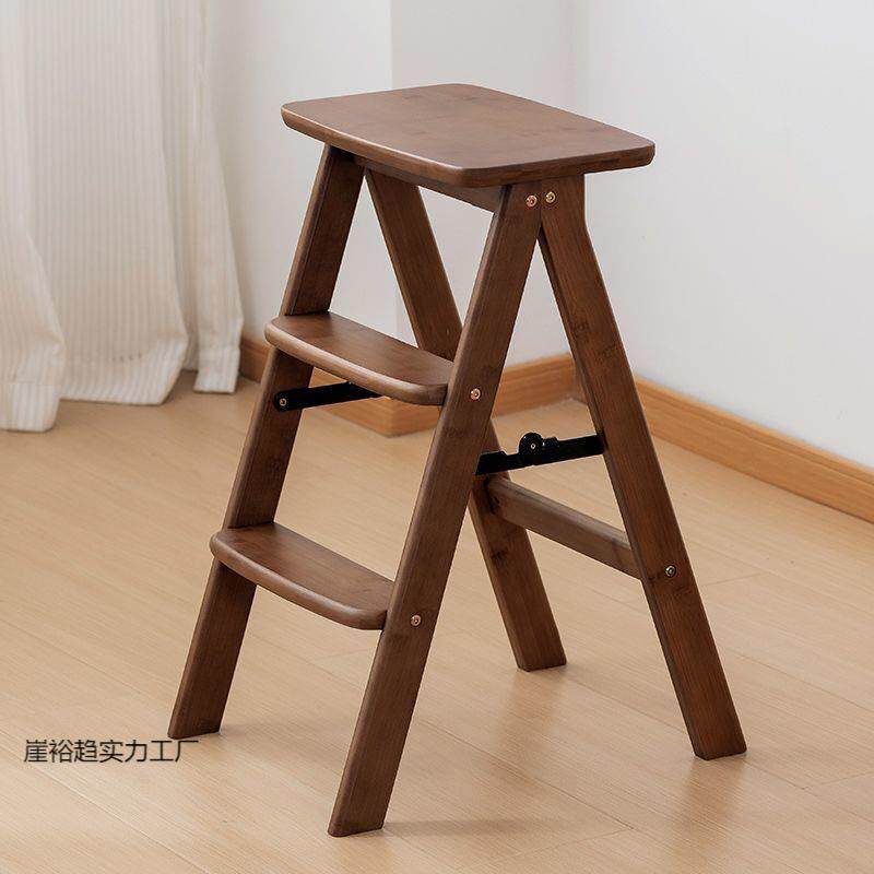 梯凳家用加厚折叠凳多功能两用爬梯椅子三步梯便携登高凳厨房室内