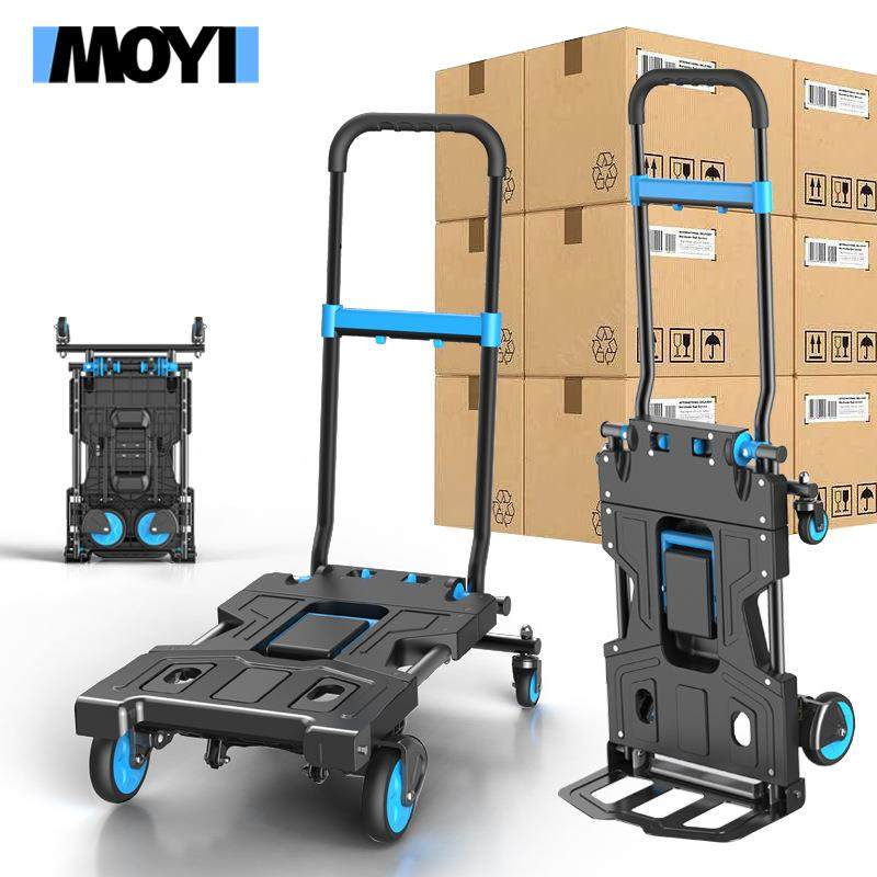 手推车 户外露营推车商超补货便携式折叠车野营车轻便买菜 露营车