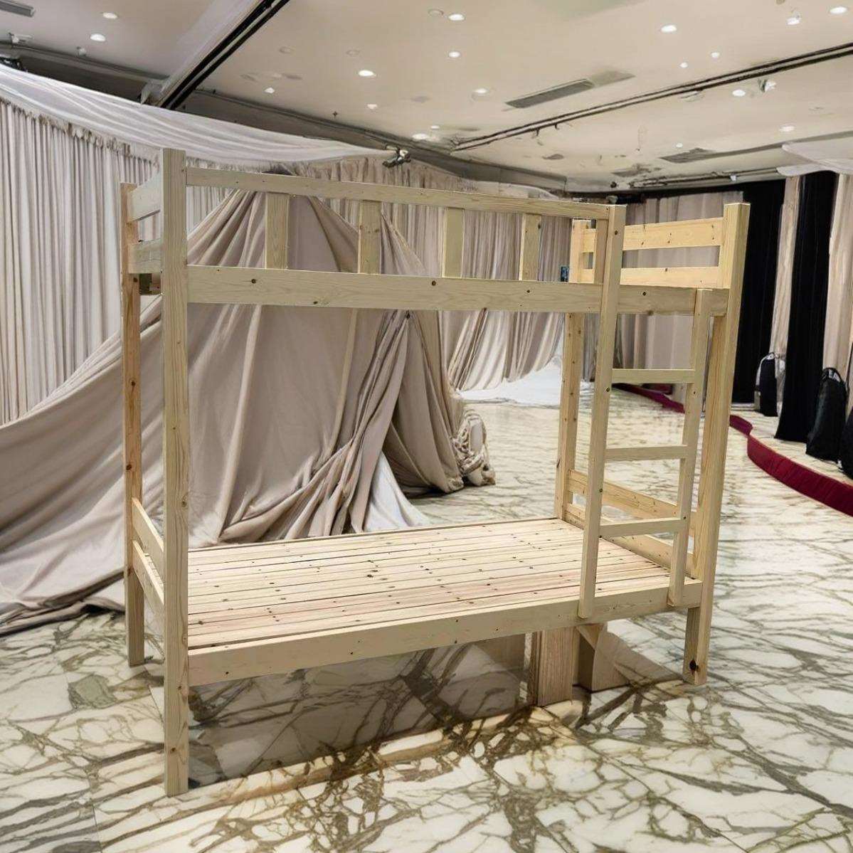 松木上下床双层床实木加厚成人双人床宿舍上家用儿童床高低子母床