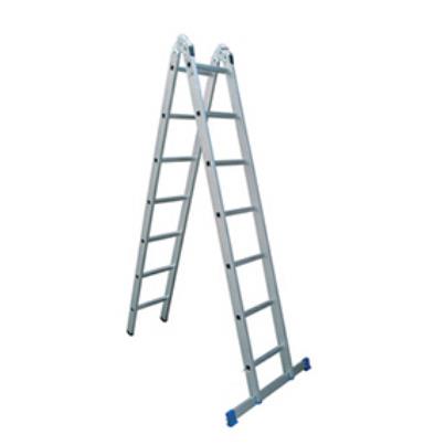 BY002金锚铝合金可折叠两用梯AC51-207 长4090mm高2000mm 7级踏板