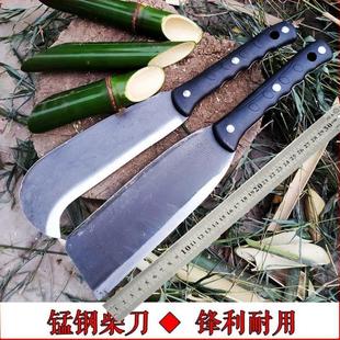 家用加厚老式 劈柴刀砍树大刀户外开路刀锰钢丛林手工锻打德国长款