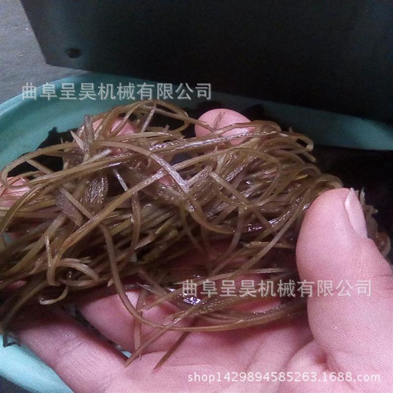 素鸡年糕切片机 厚薄能调输送带款不锈钢切菜机价格 切海带丝设备