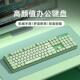 双飞燕机械手感有线薄膜键盘滑鼠组轻音电脑游戏办公打字发光女