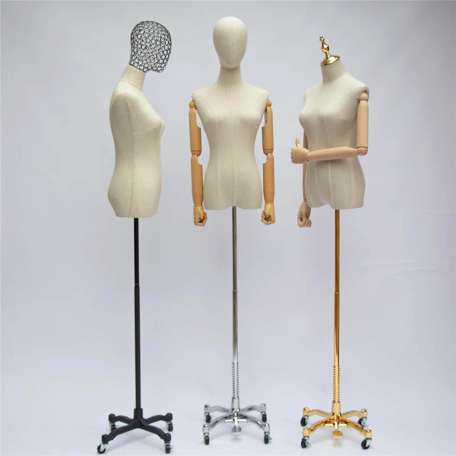 韩版女半身包布模特道具服装店女橱窗人台婚纱店万向轮展示道具架,商业/办公家具,服装模特,淘宝优惠券,粉丝福利购,淘宝优惠卷