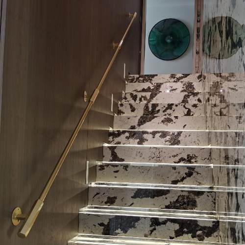 铁艺楼梯墙扶手极简室内家用老人幼儿园走廊阁楼别墅通道防滑栏杆