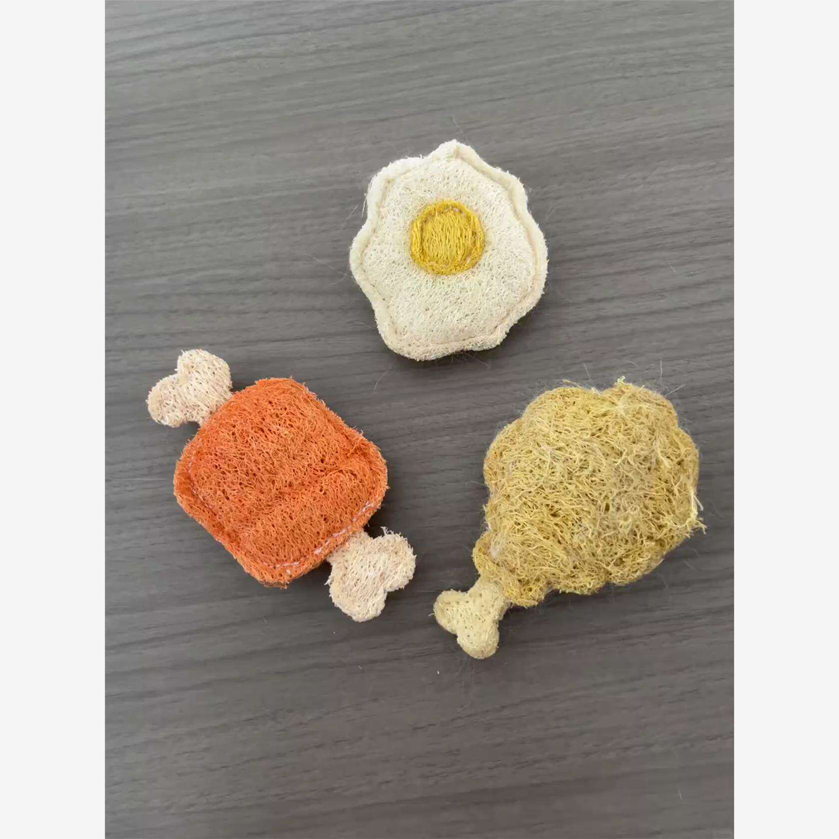 丝瓜烙猫咪玩具自嗨解闷消耗体力神器猫咪磨牙洁齿蹭痒创意逗猫棒