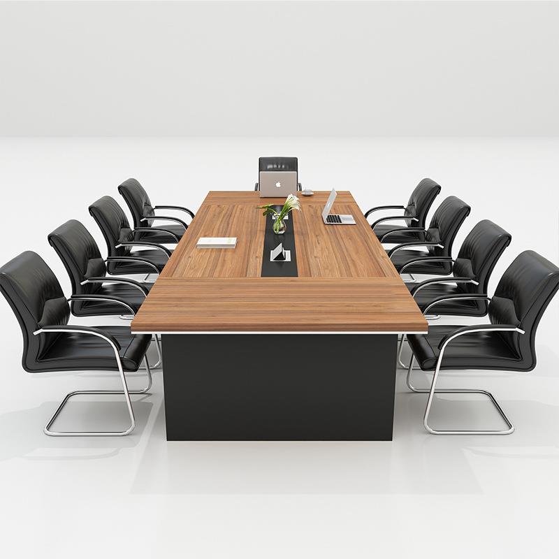 直销新款办公家具大型会议桌长桌简约现代办公桌长方形板式会议室