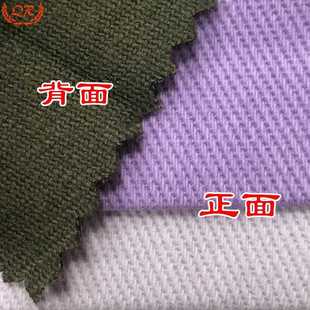 7全棉面料 直供7 特厚斜纹 200色仿牛仔350g加厚粗斜纱卡 直销新款