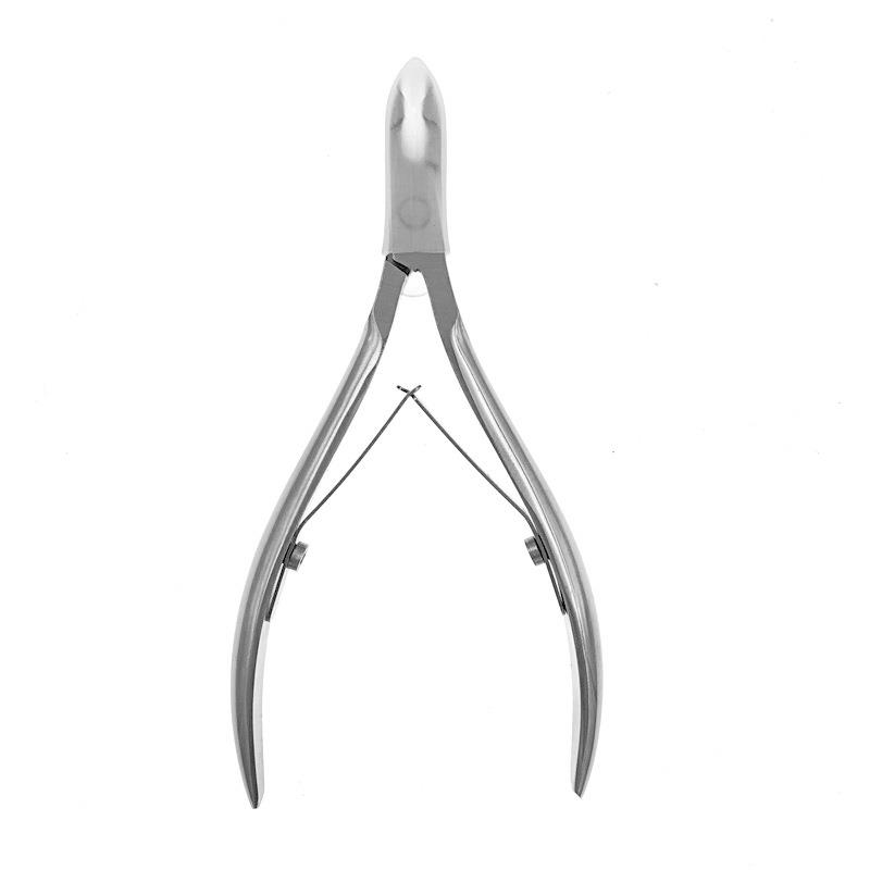 直销新款不锈钢D07死皮剪 甲沟专用斜口死皮钳脚趾甲指甲刀尖嘴斜