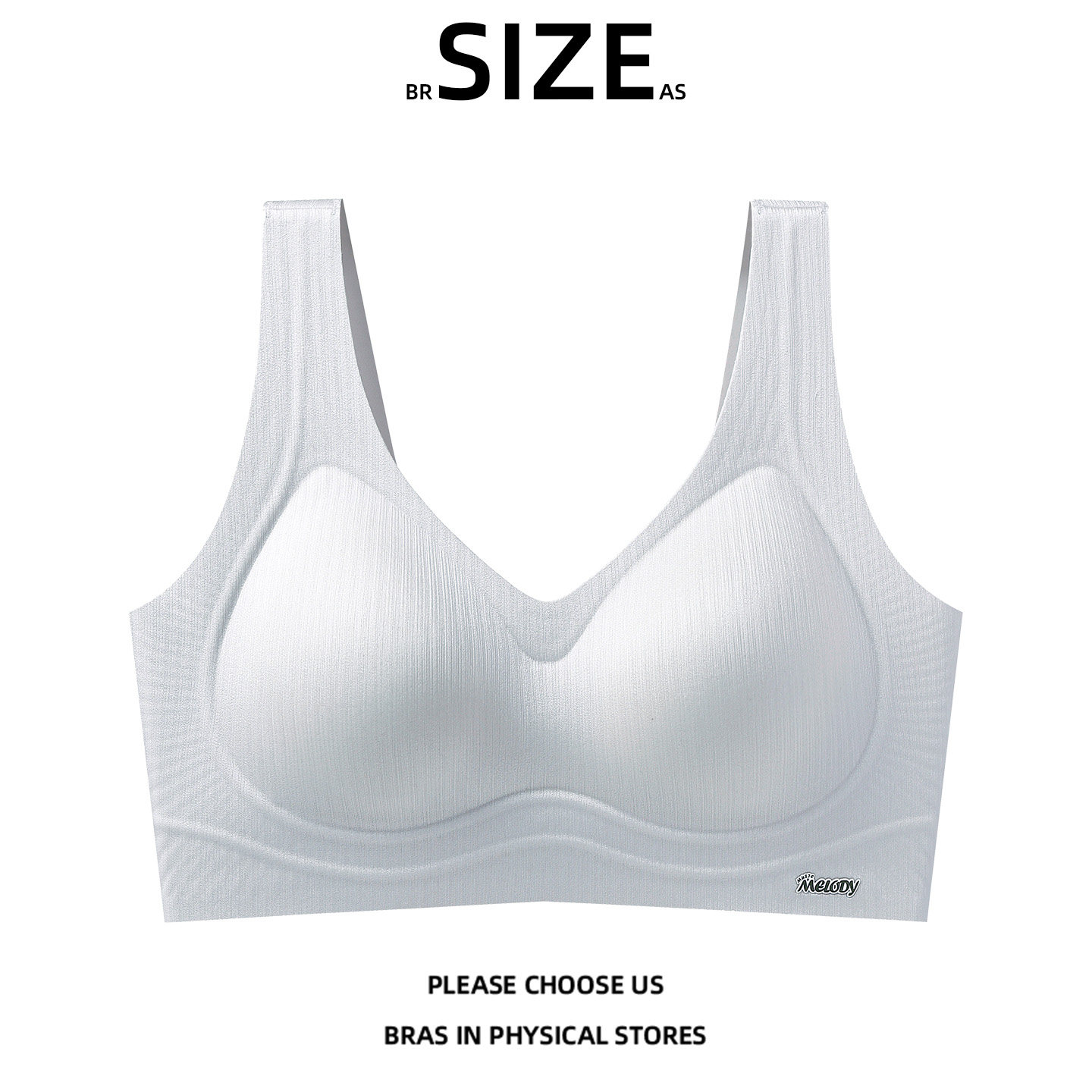 br size as乳胶无钢圈美广东潮汕文胸罩内衣女品牌专柜正品旗舰店