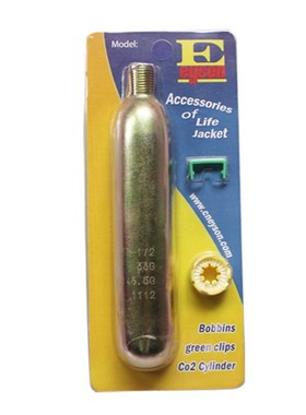 Eyson 永晟自充气瓶救生衣专用CO2小钢瓶17g/24g/33g/60g二氧化碳