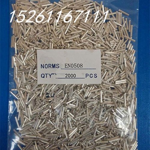 EN0508管形裸端头 针形冷压接线端子 管式插针 黄铜裸铜管铜接头