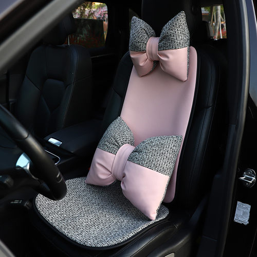 汽车头枕车用靠枕护颈枕可爱网红款车载座椅腰靠车内脖子一对女生