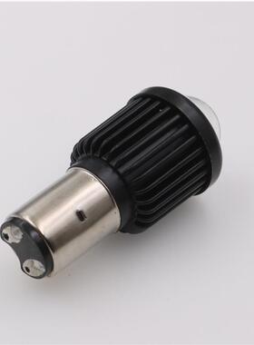 直销新款摩托车前照灯 雾灯 刹车灯 白色黄色 BA20D H4 带透镜高