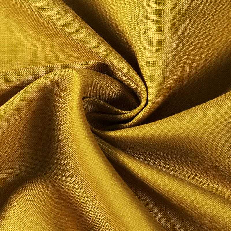 直销新款3024#人棉亚麻棉粘交织染色布 棉麻衬衫连衣裙女装面料