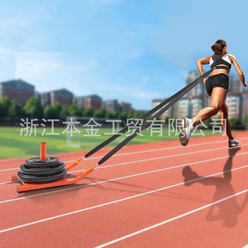 健身田径雪橇车拉力阻力雪橇负重训练weightsled起跑爆发力厂销