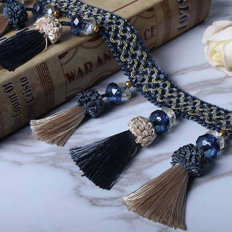 亮丽窗饰新品窗帘花边配饰辅料叠珠流苏珠子装饰花边现货,纺织面料/辅料/配套,纺织机械配件,淘宝优惠券,粉丝福利购,淘宝优惠卷