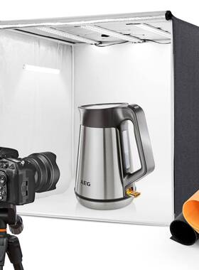 80cmLED无极调光摄影棚补光拍照灯箱柔光箱摄影套装