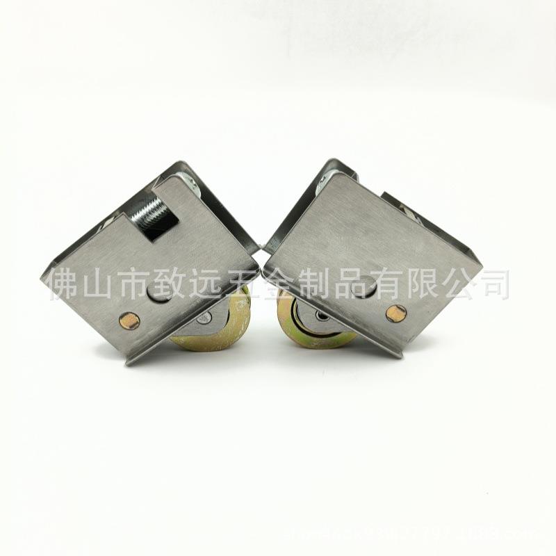 0C5Y00P0不锈钢五金配件阳台推拉门可调节滚轮滑轮2件装