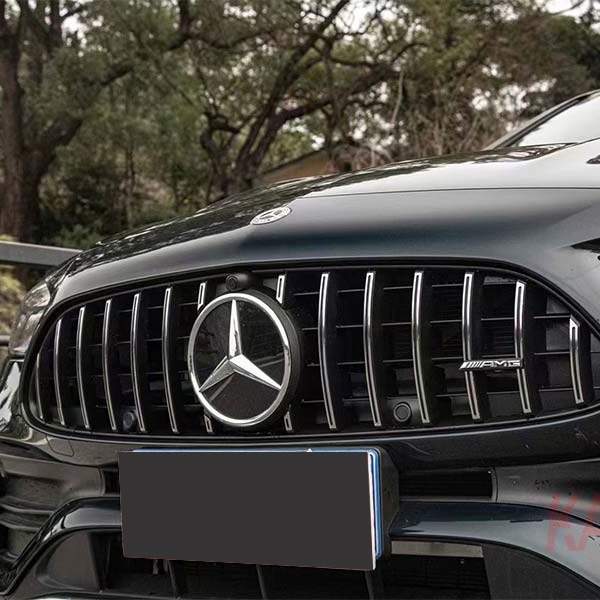 适用于22奔驰新C级W206改装C43/C63 AMG中网C260 C200L大弧度中网