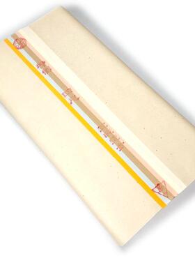 宣纸四尺五色宣洒金描金烫金书法创作专用生宣纸黄色宣包邮