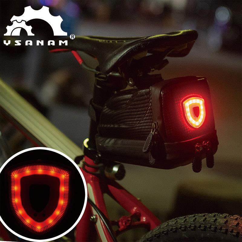YSANAM自行车尾包带灯车包山地车折叠车公路车骑行装备配件