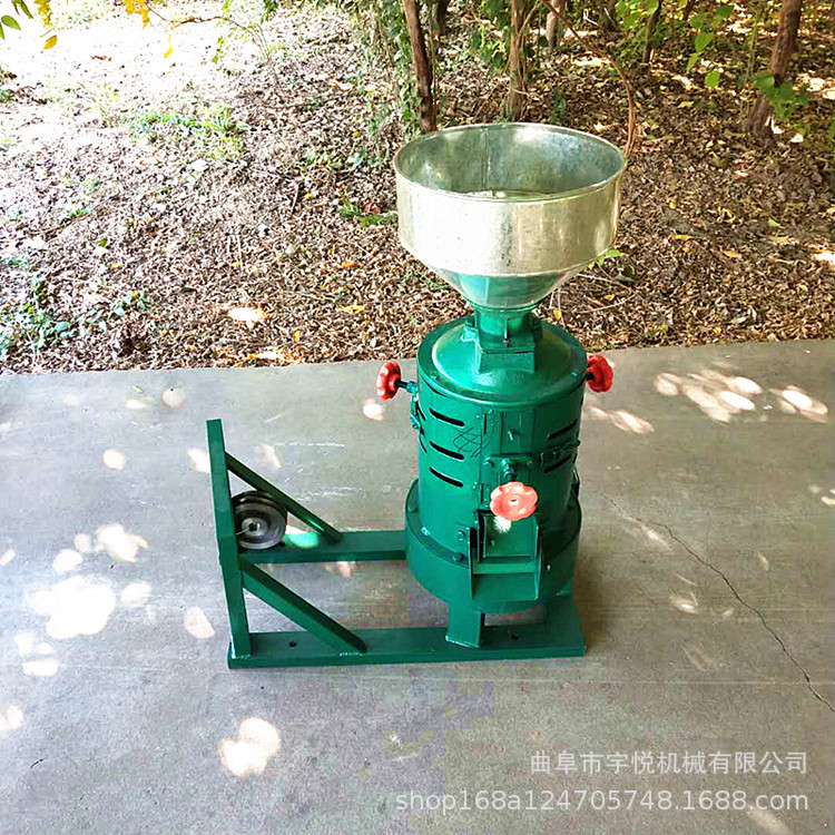 立式水稻碾米机 两相电稻谷脱壳机 电动高粱黄豆去皮机