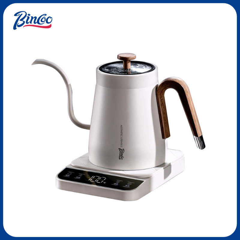 Bincoo温控手冲壶恒温家用小型不锈钢咖啡壶手冲咖啡烧水壶套装