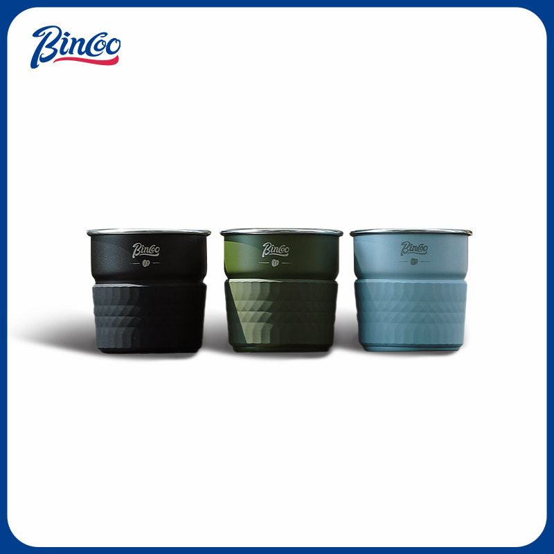 Bincoo高颜值ins304不锈钢咖啡杯便携户外露营随手杯咖啡杯子