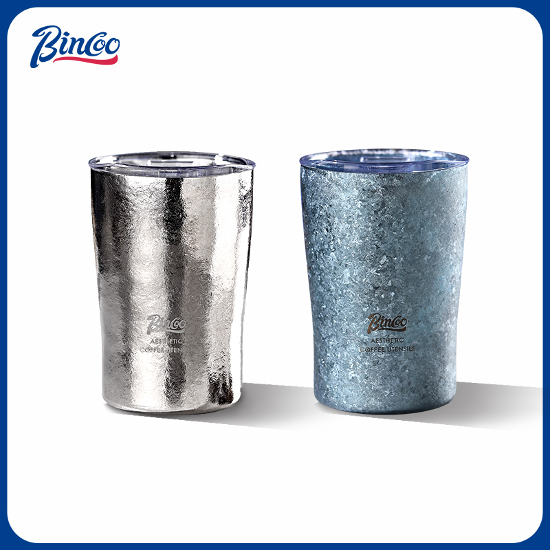 Bincoo钛杯纯钛保温杯男士水杯女士个人专用咖啡杯外出携带随行杯
