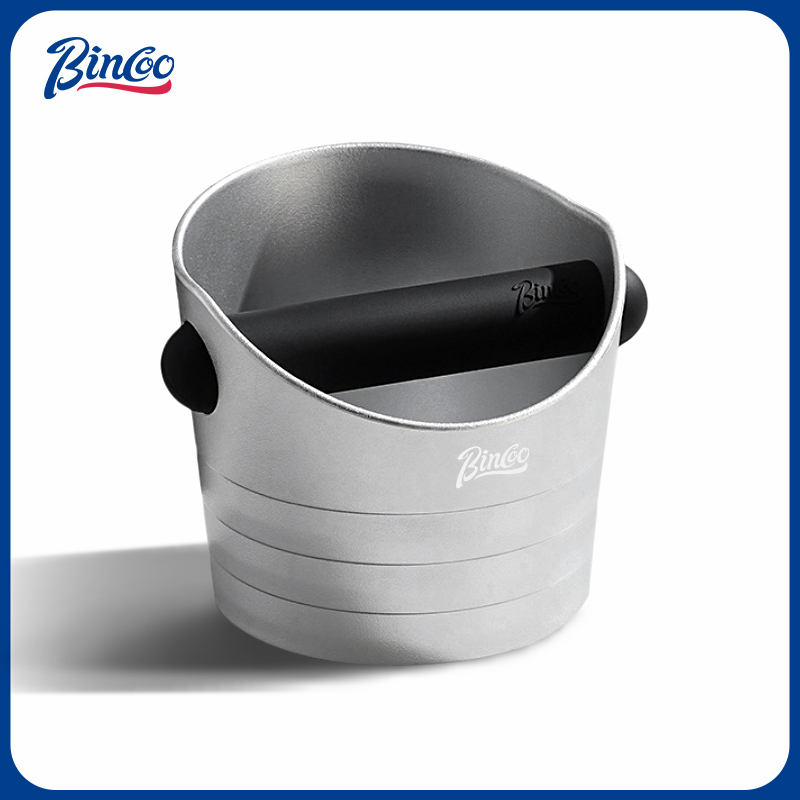 咖啡银色敲渣桶家用意式