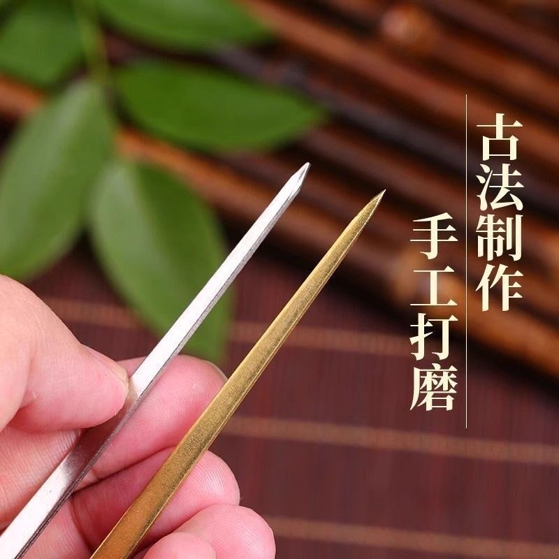 热销包粽子针不锈钢大眼黄铜无绳大号包粽子大号针扎粽子针穿粽针