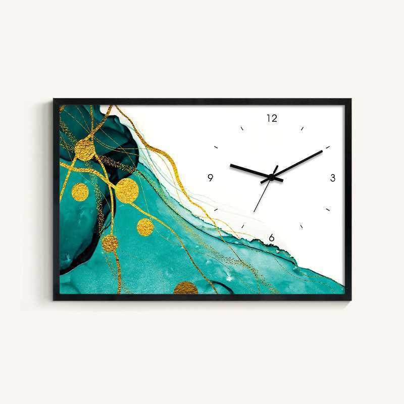 起贝现代挡简约象带电表箱装饰画免打孔BZR抽横款配钟电箱遮箱挂