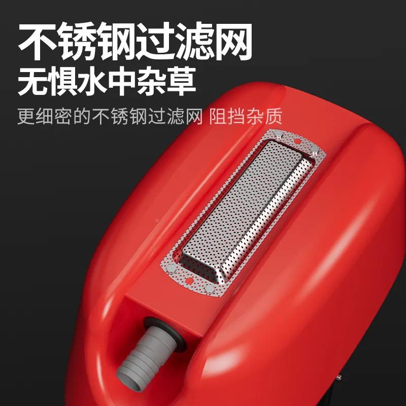 四冲程船式仔抽水泵喷灌机农用漂灌溉高扬程船挖藕GYQ汽油浮浮式