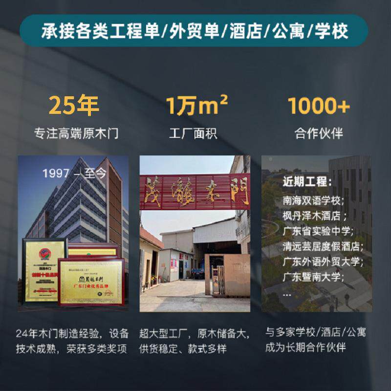 稳固复合实木开厂家木室内平原门环VGO保门静音房间烤漆门卧室门