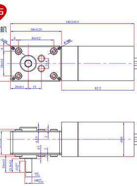 5840-1ZY水微型直流减速XHM电机钢齿防轮速慢速马调达12V24V