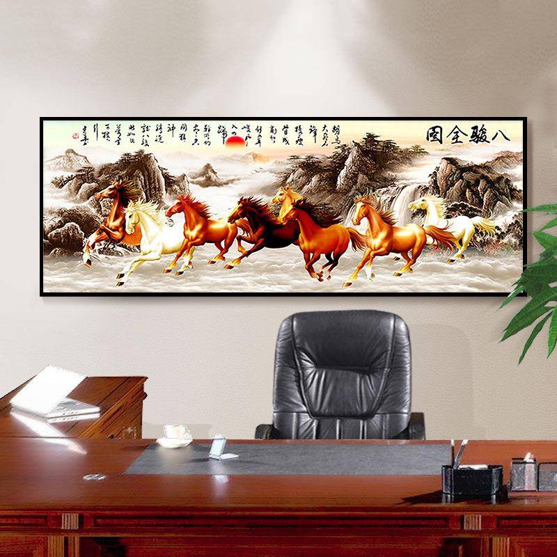 美202石5新款/5D钻画马岸到成功满客钻厅砖石秀点贴卧室钻钻石绣