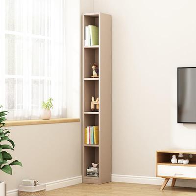 转制窄缝书架定置物柜落地客厅卧室储物收纳书柜小QHY型角7落靠墙