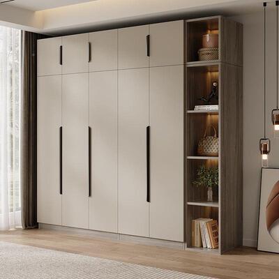 开对门衣柜家用室收EGY纳多功能柜子装现代简约卧主卧储物柜包安