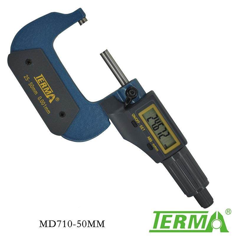 MD10数显外径千分尺00-25m-m电子螺旋测微器卡分厘精0-25度70.010